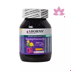 Aborns Evening Primrose Oil 1000mg 50 Softgel