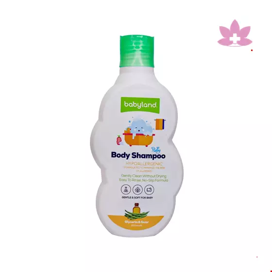 Babyland Body Shampoo For Kids With Glycerin And Guar 200 Ml