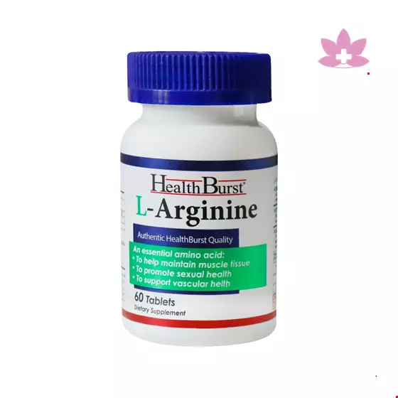 Health Burst L Arginine 1000 Mg 60 Tablets
