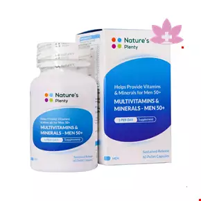 Natures Plenty Multivitamins And Minerals Mens Up 50 years 60 Capsule