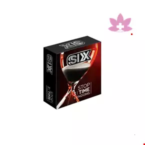 Six Stop Time Condoms 3 Pcs